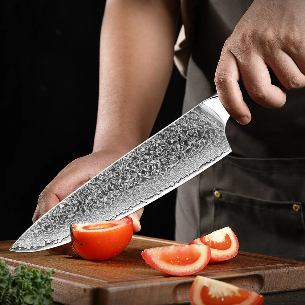 Seiran Damascus Chef's Knife (Gyuto)