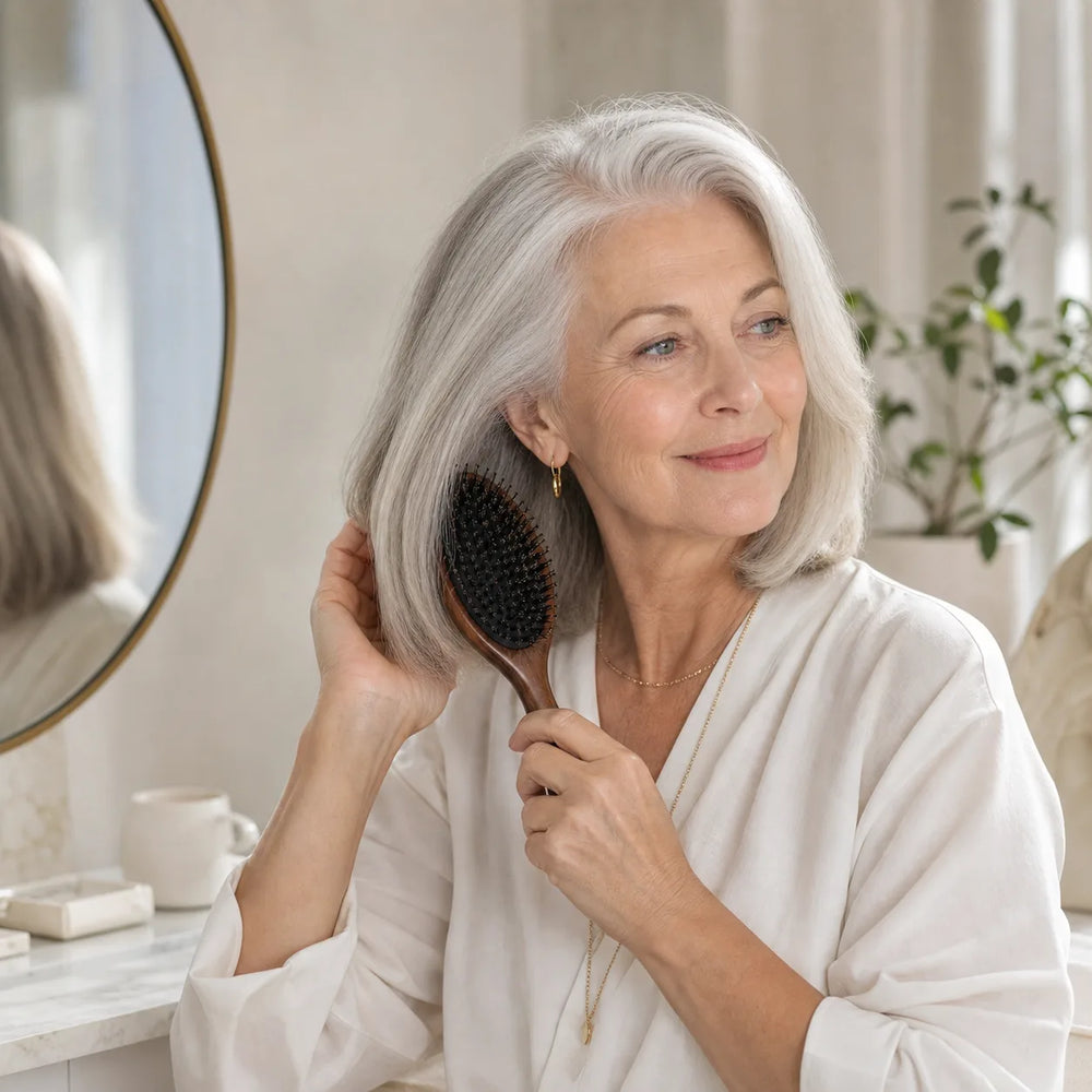 Support healthier-looking hair from the scalp up