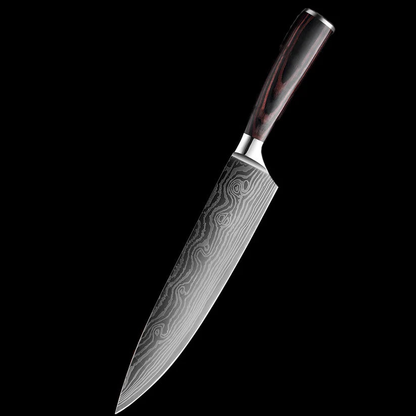 Rosewood Damascus Chef's Knife