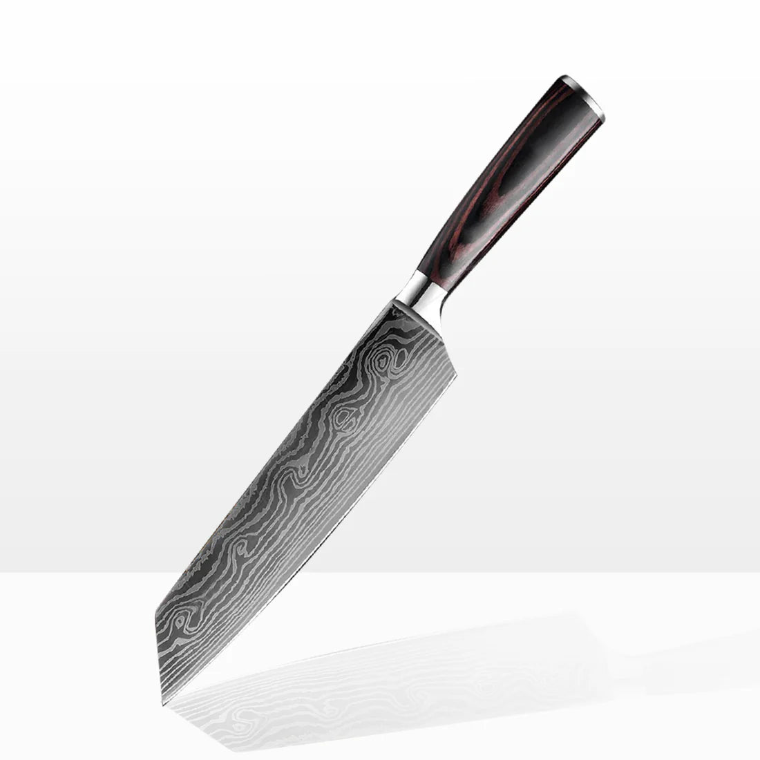 Rosewood Damascus Chef's Knife (Kiritsuke)